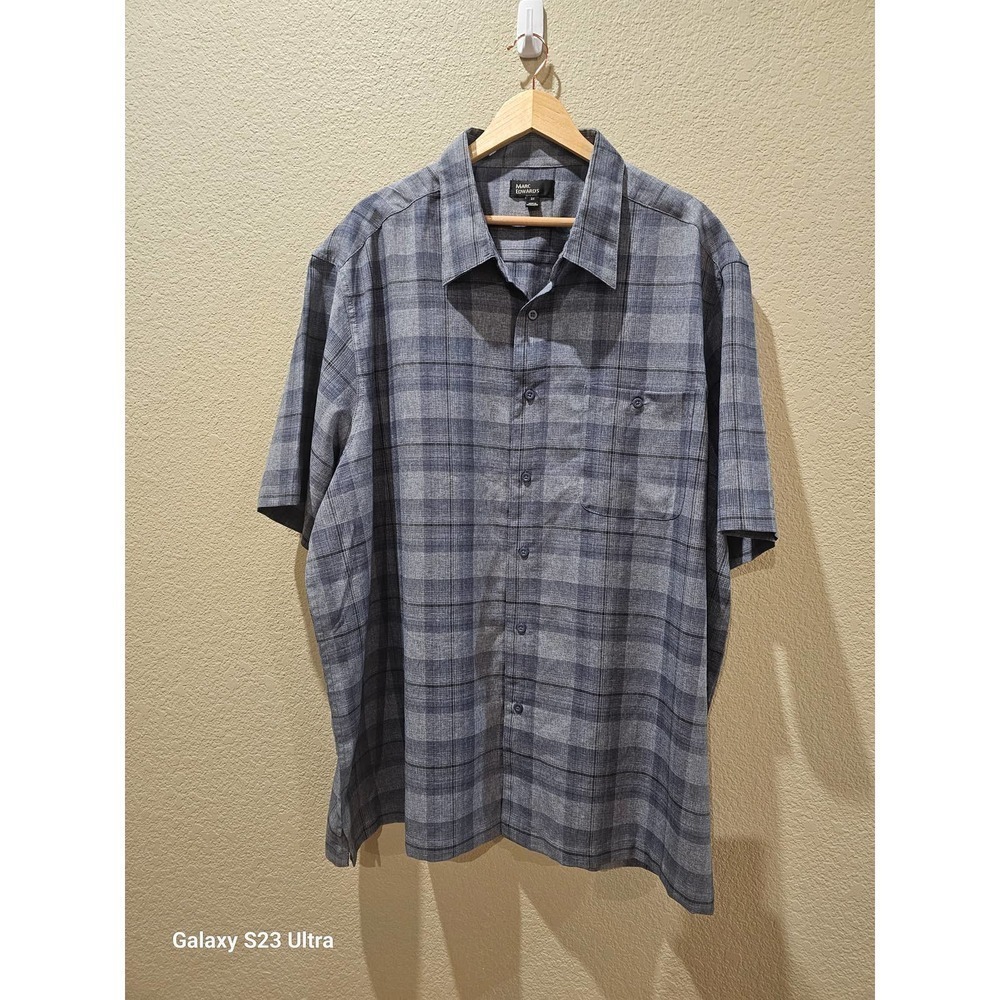 Men's Marc Edward's, sz3X, short sleeve button up shirt